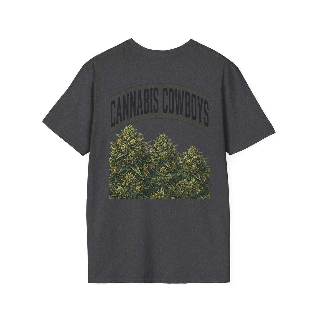 Cannabis Cowboys T-Shirt — Vintage Marijuana Graphic Tee for Enthusiasts