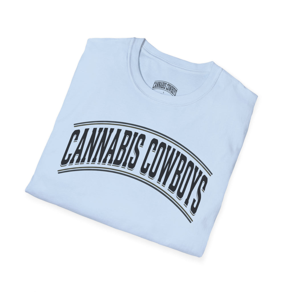 Cannabis Cowboys T-Shirt — Minimalist Cannabis Leaf Tee