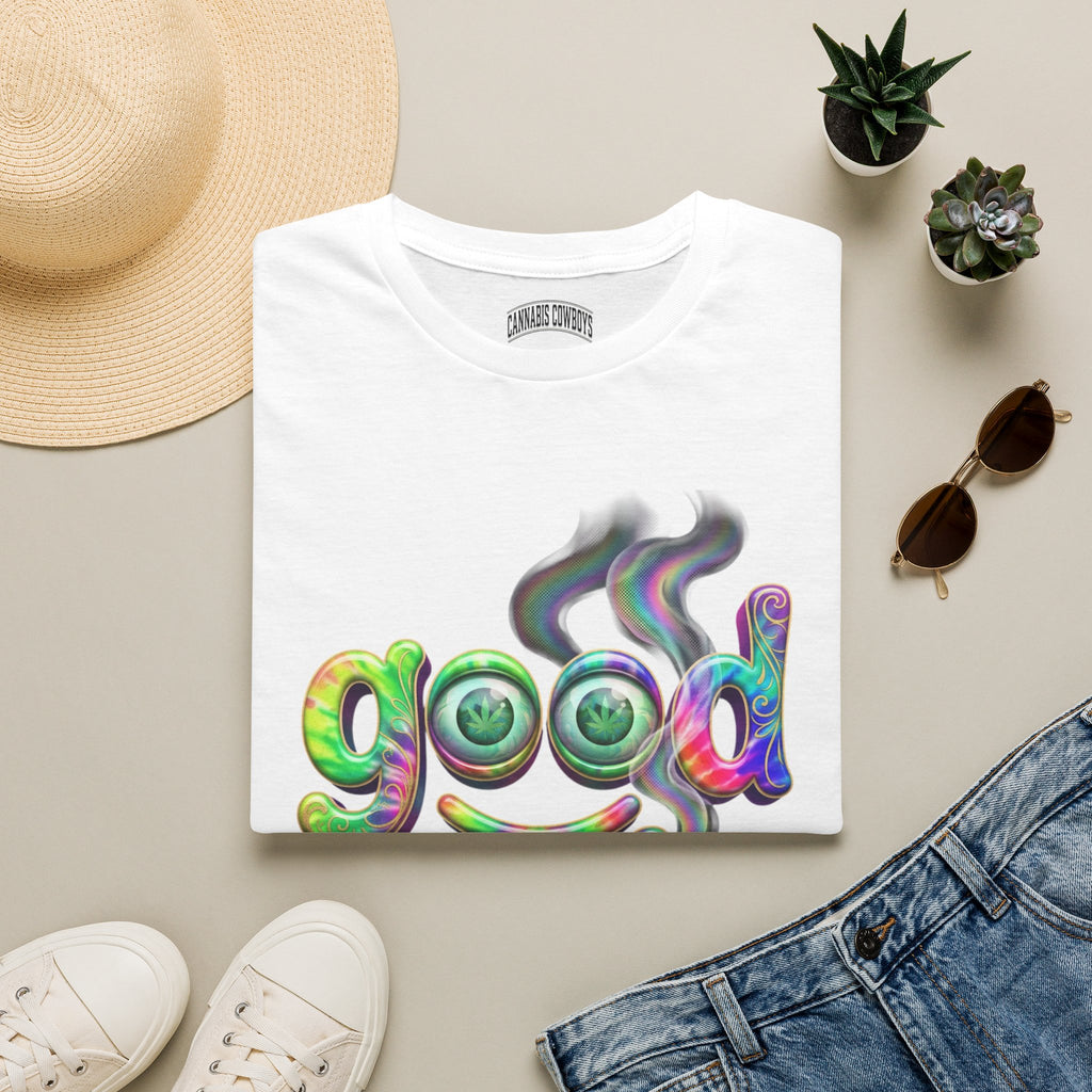 Good Smoke T-Shirt — Retro Psychedelic 420 Graphic Tee